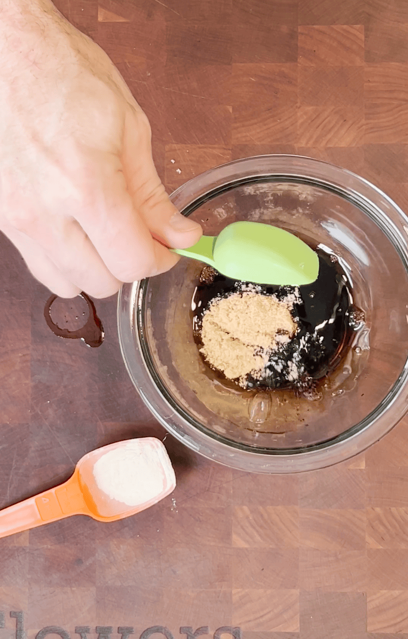 A sauce mixture for stir fry.