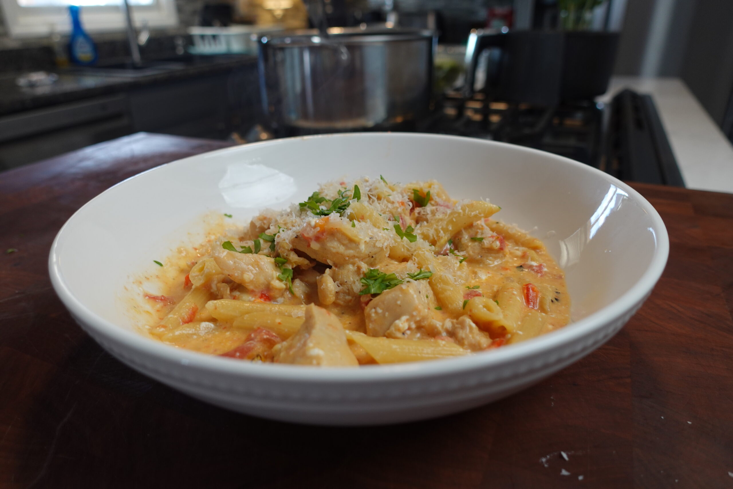 One Pot Cajun Chicken Pasta