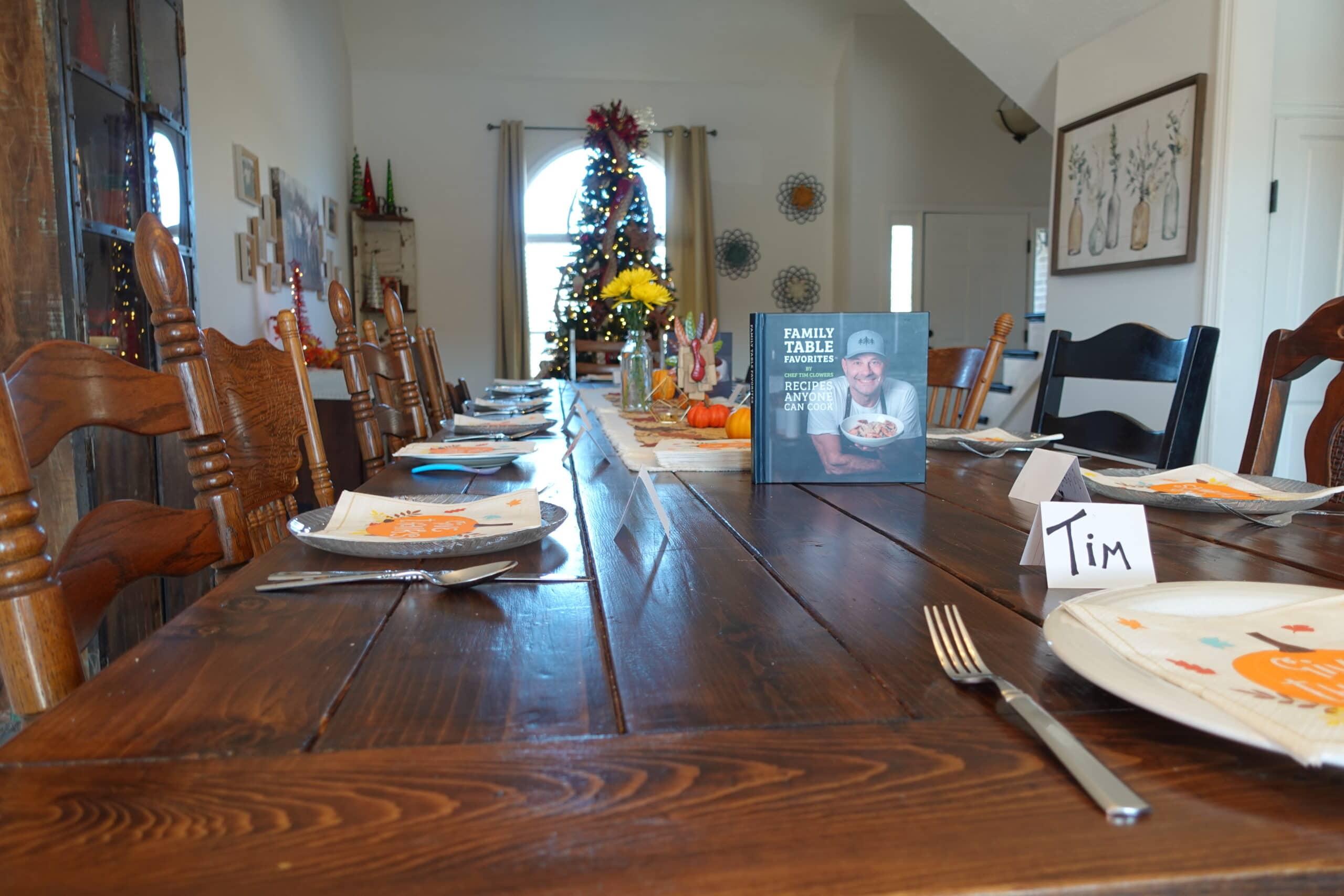 Tim's Family Table at thanksgiving.
