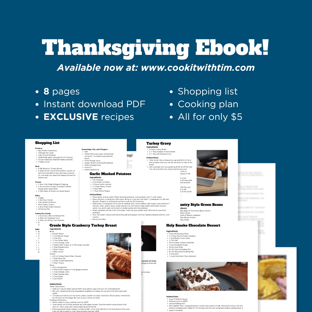 Thanksgiving ebook advertisement.