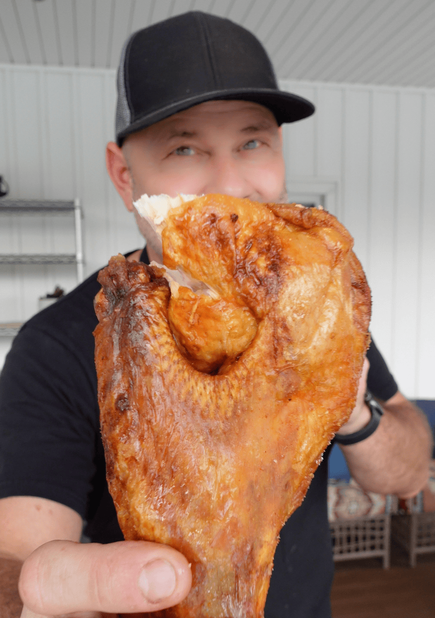 A golden turkey leg.