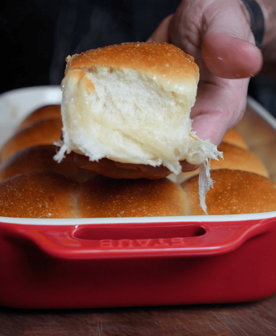 A dinner roll.