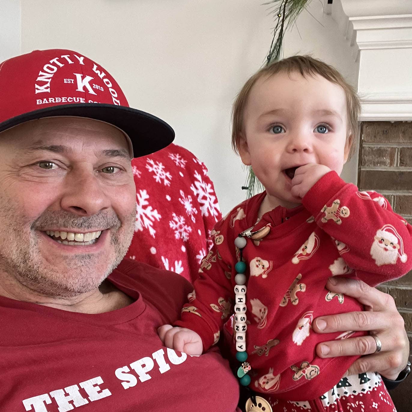 Tim with his granddaughter
