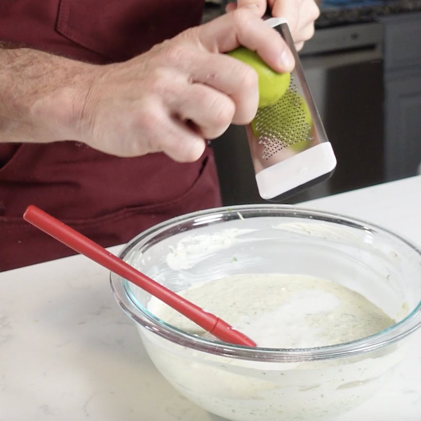 Finished Jalapeno Ranch Crack Dip ready to serve