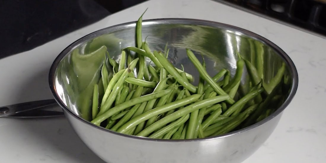 A bowl for French Green Beans.