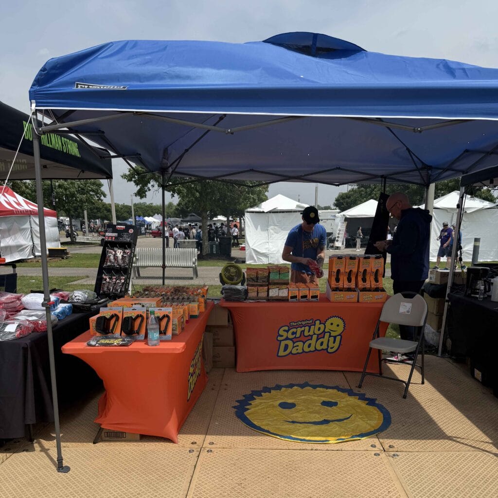 Scrub Daddy Booth at the Memphis in May show.