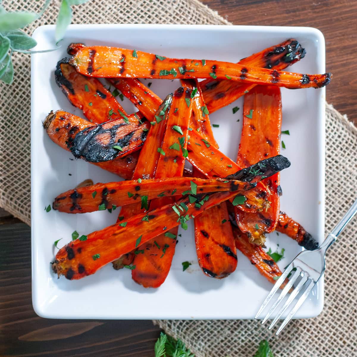 Glazed Grilled Carrots
