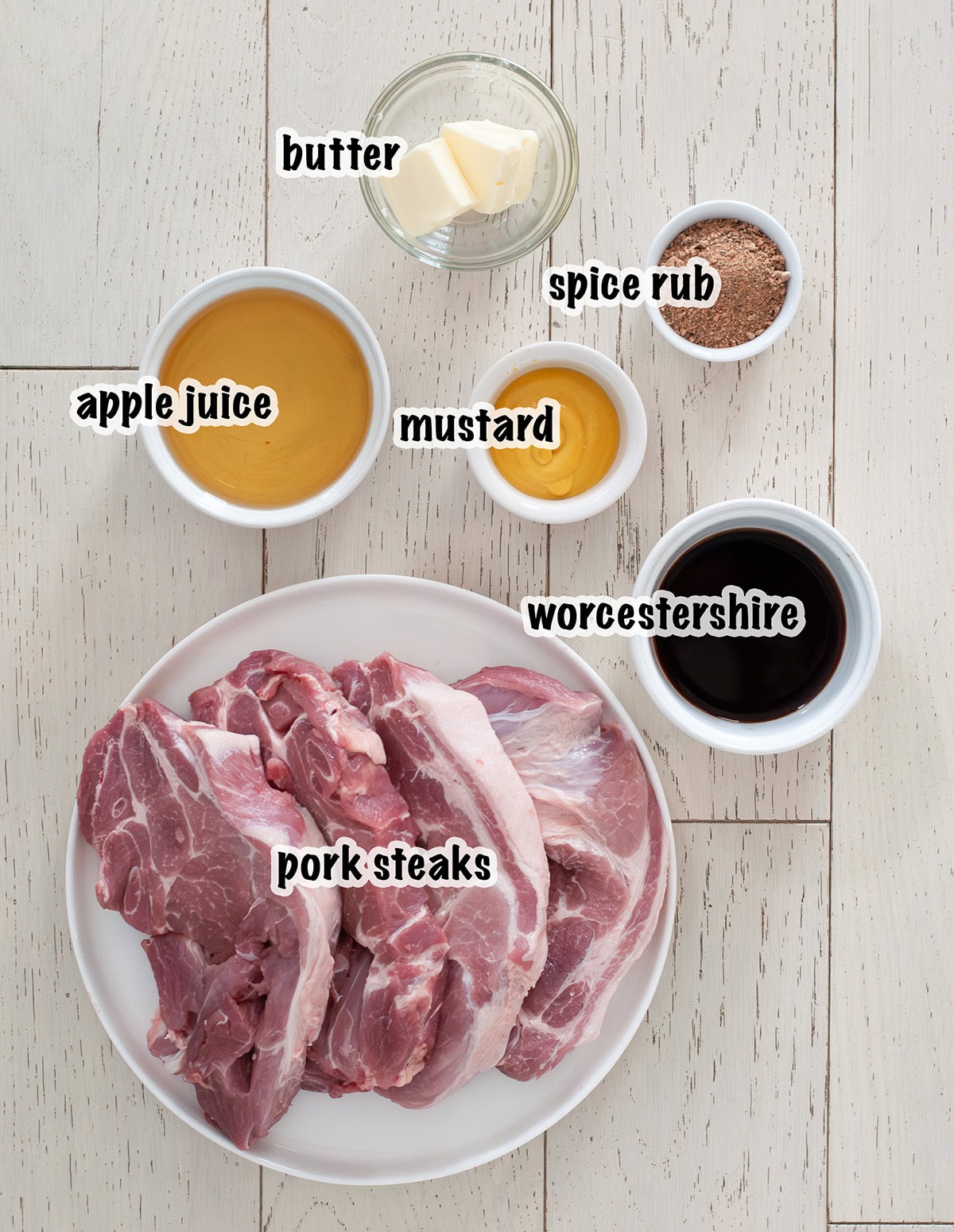 A photo of needed ingredients. 