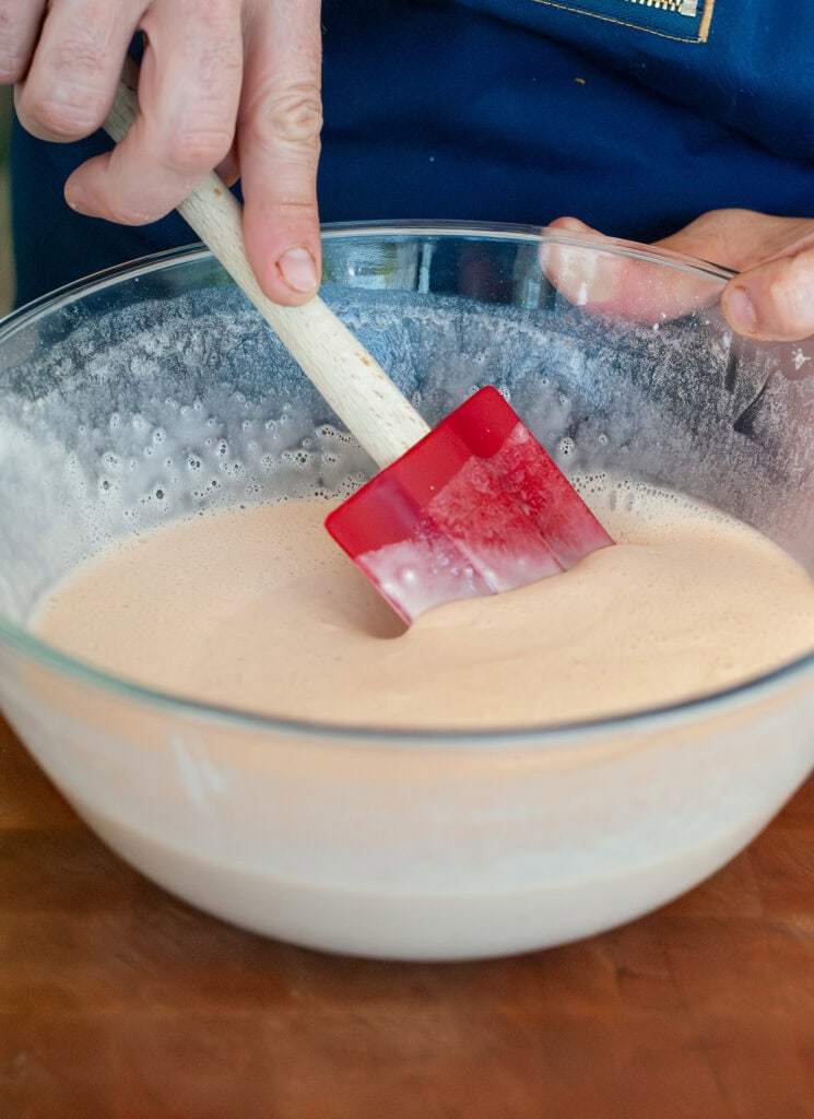A smooth beer batter for dredging fish.